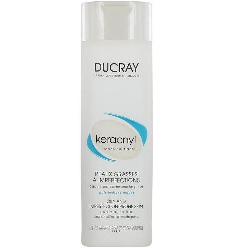 Очищающий лосьон для лица Keracnyl Ducray, 200 мл