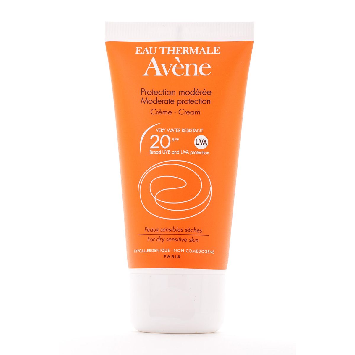 Солнцезащитный крем SPF 20 Suncare умеренная защита Avene, 50 мл