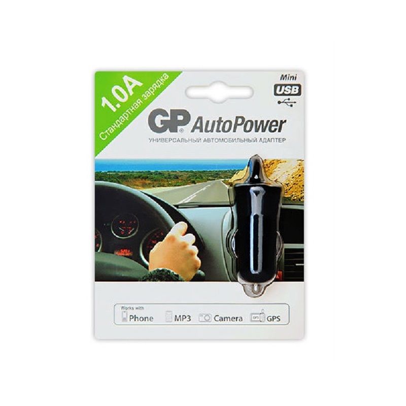 Устройство зарядное автомобильное GP AP12BMCU, 1 шт