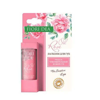 Бальзам для губ масло розы восстанавливающий Fiori dea, 4.5 г