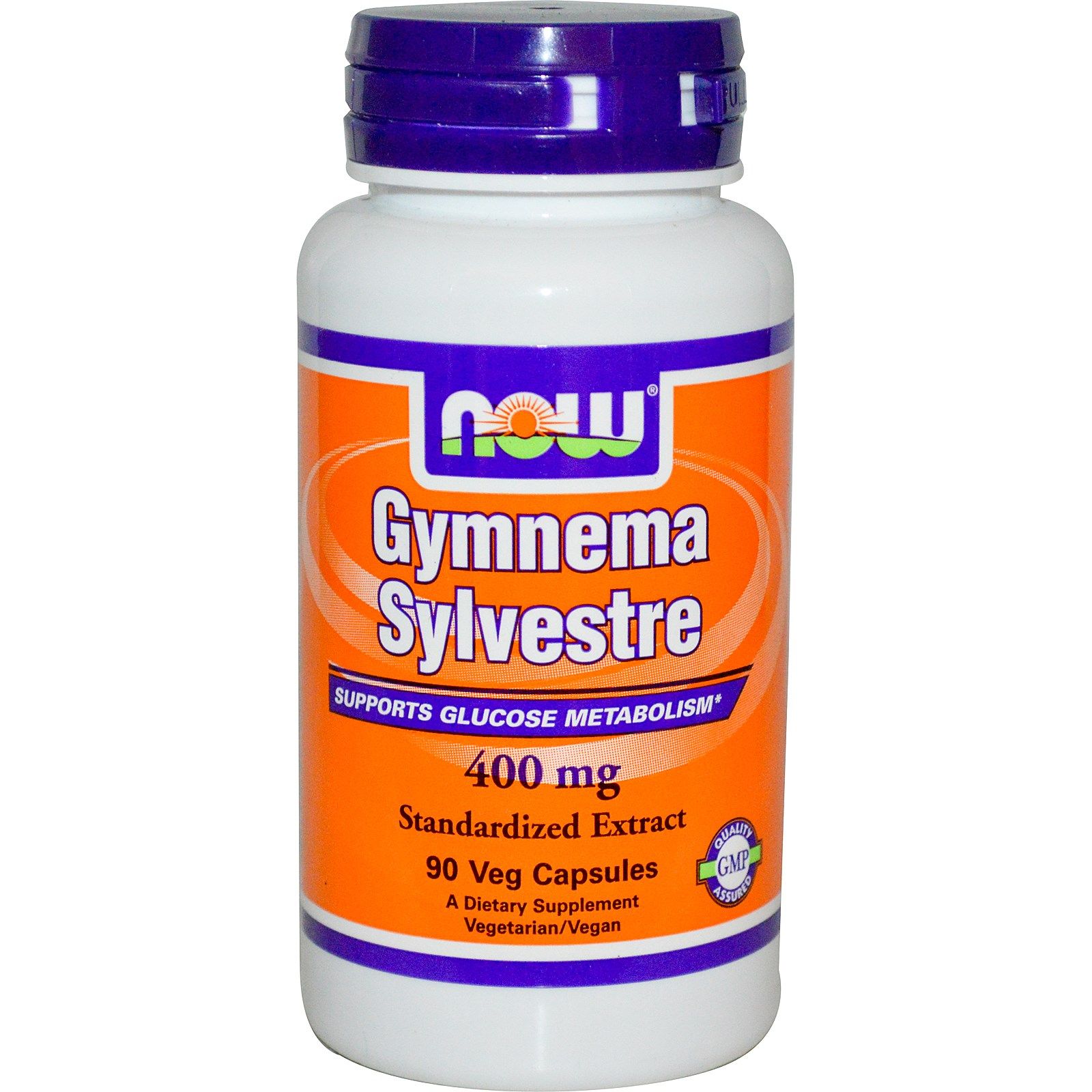 Gymnema Sylvestre, Лишний вес и гипертония, Now Foods, 400 мг, 90 капсул