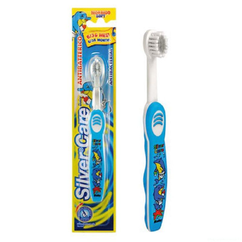 Зубная щетка для детей Baby серебряная защита Silver Care от 6 до 36 мес, 1 шт