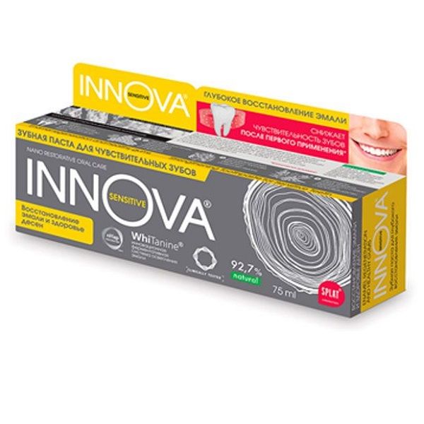Зубная паста Innova Sensitive "Восстановление эмали и здоровье десен" для чувствительных зубов, 75 мл