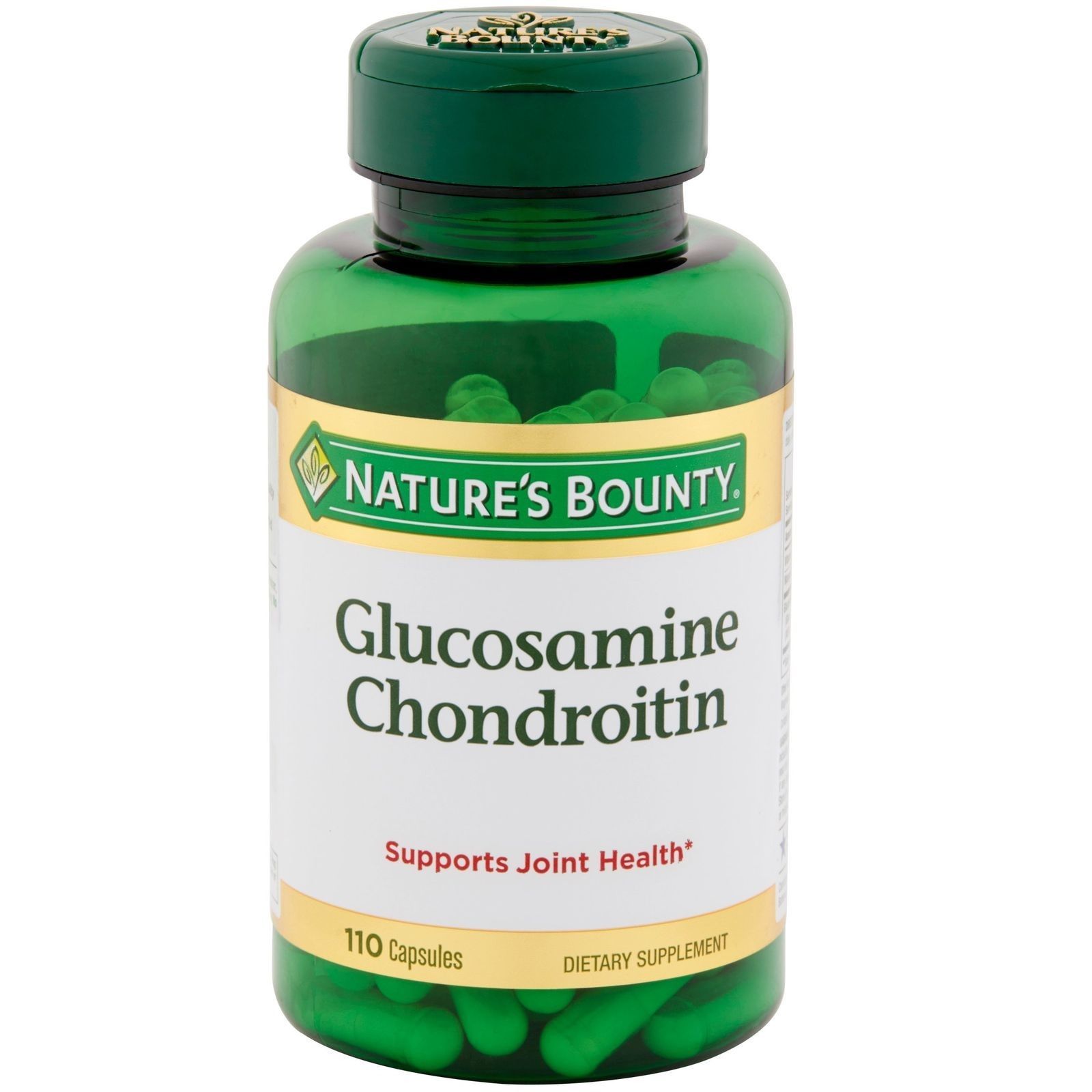 Глюкозамин хондроитин для суставов Nature's Bounty 757 мг, 110 капсул