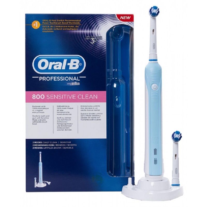 Зубная щётка электрическая Professional Care Sensitive Clean 800 D16 Oral-B, 1 шт