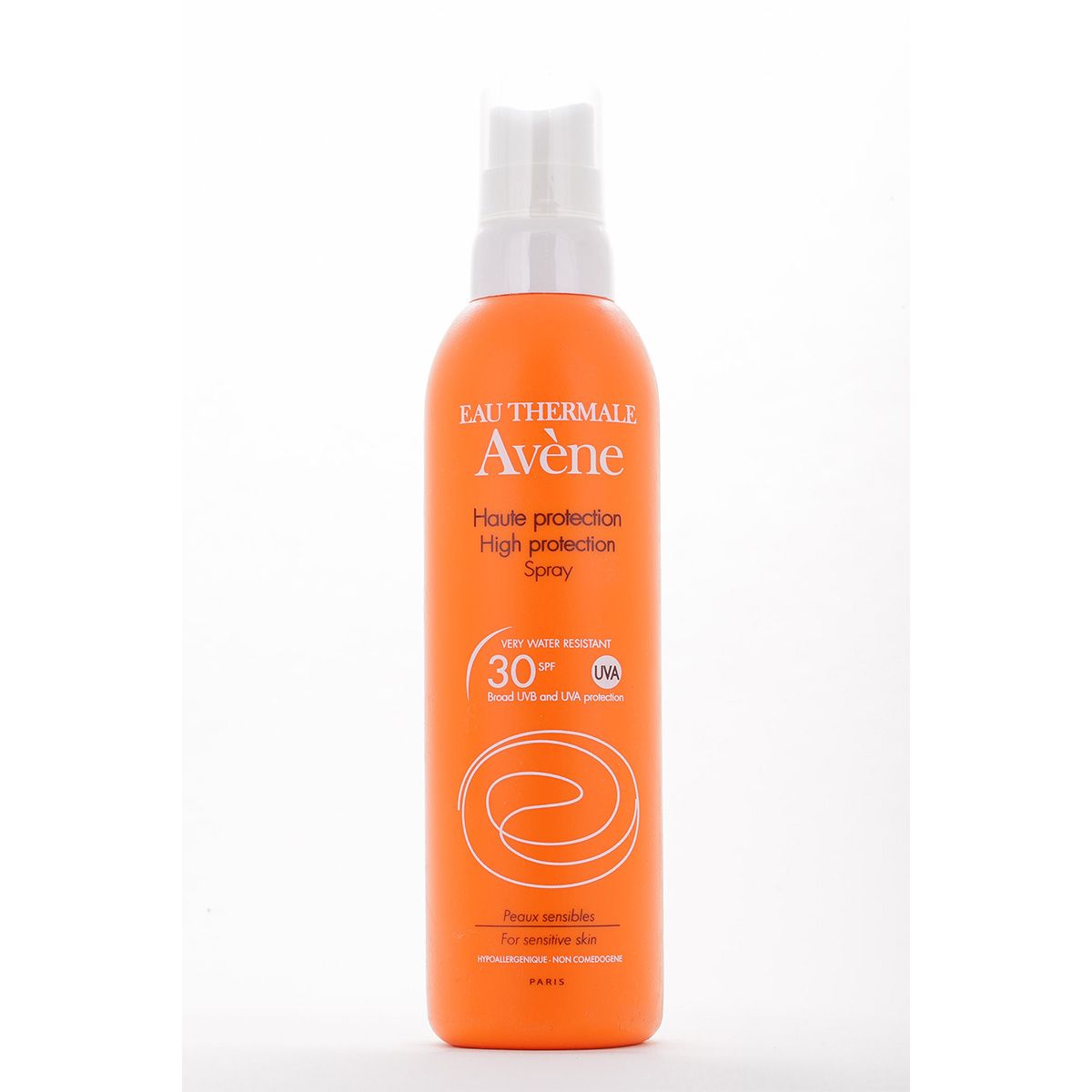 Солнцезащитный спрей SPF 30 высочайшая защита от UVA и UVB лучей Avene, 200 мл