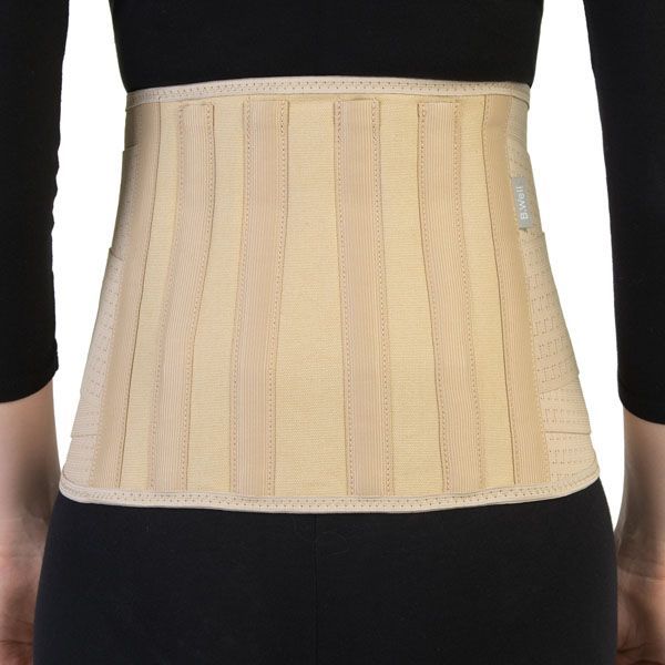 Корсет ортопедический на пояснично-крестцовый отдел B.Well W-152 размер S бежевый