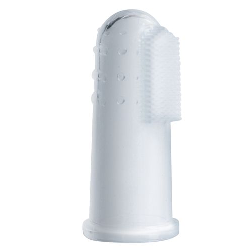 Щетка зубная на палец силиконовая первая Lubby, 1 шт