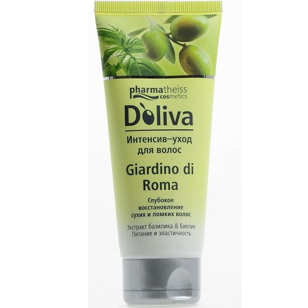 Интенсив-уход Giardino di Roma для сухих и ломких волос D'oliva, 100 мл