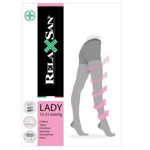 Компрессионные колготки Relaxsan Collant Lady 15-21 mmHg телесного цвета, размер 5