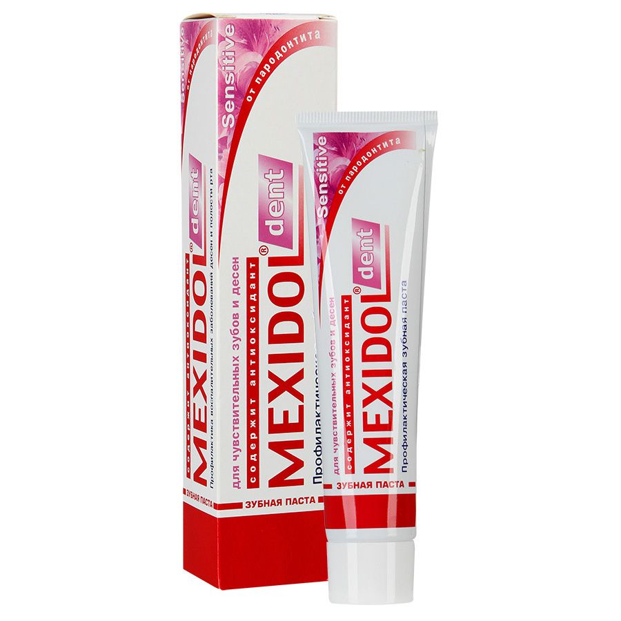 Зубная паста dent sensetive Mexidol, 65 г