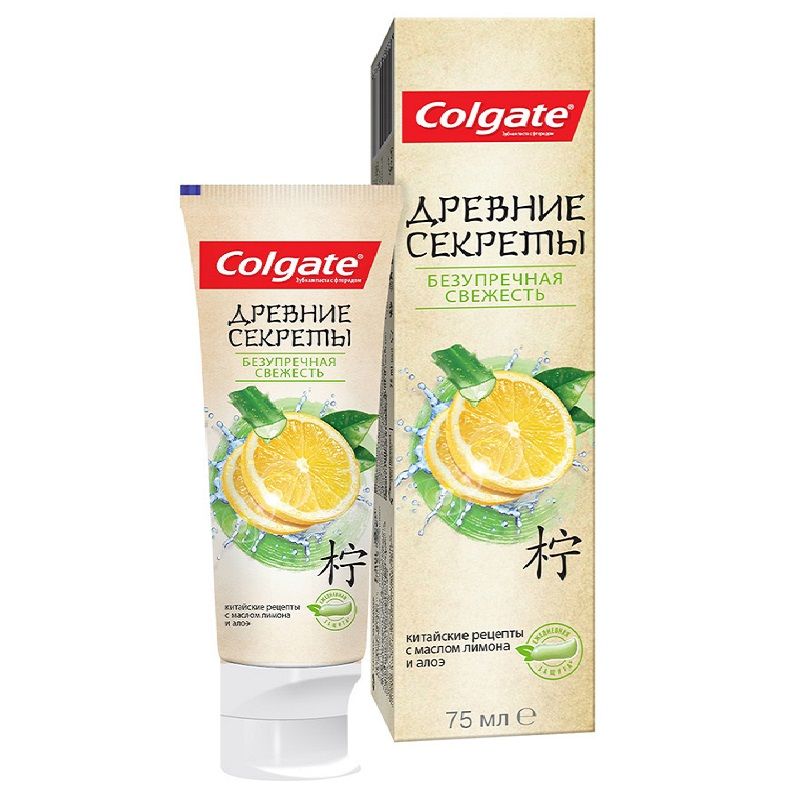 Зубная паста древние секреты безупречная свежесть Colgate, 75 мл