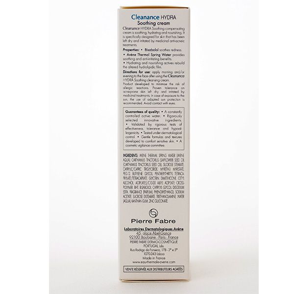 Успокаивающий крем Cleanance Gydra для пересушенной проблемной кожи Avene, 40 мл