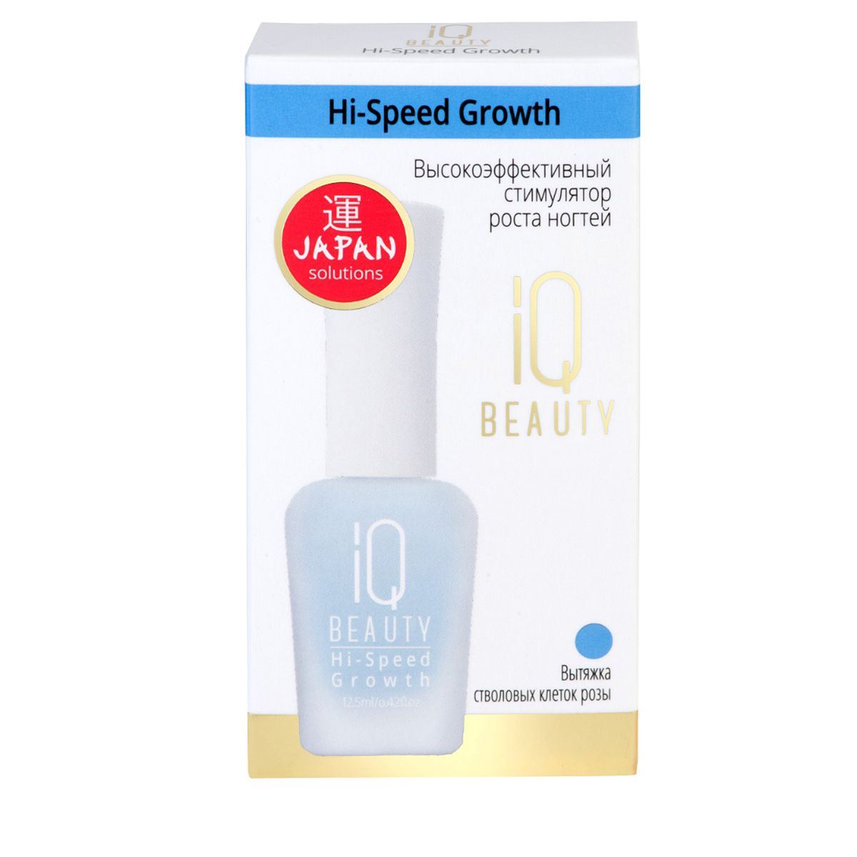 Высокоэффективный стимулятор роста ногтей Hi-Speed Growth IQ Beauty, 12.5 мл