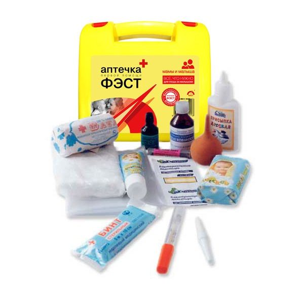 Аптечка первой медицинской помощи мамы и малыша Премиум ФЭСТ