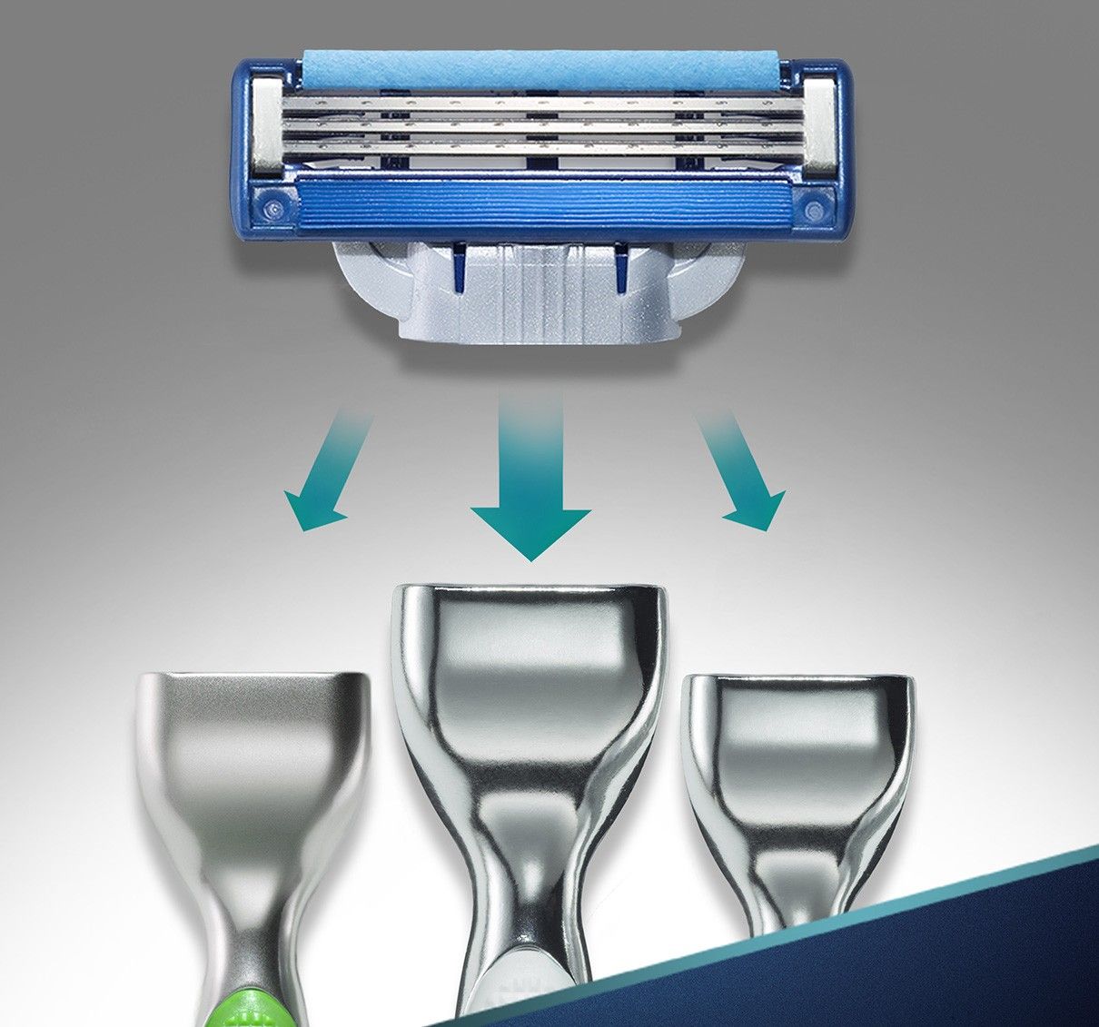 Сменные кассеты mach3 turbo Gillette, 2 шт