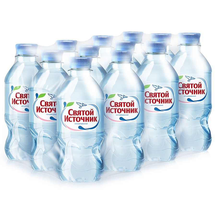 Вода питьевая негазированная Святой Источник, 0.33 л