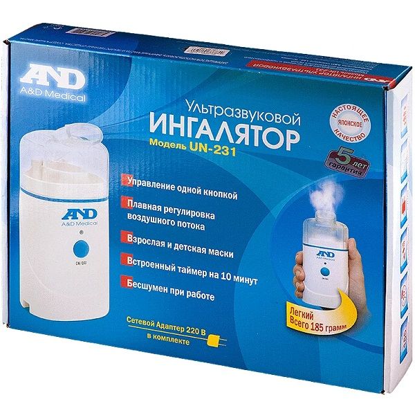 Ультразвуковой ингалятор A&D UN-231 (небулайзер)