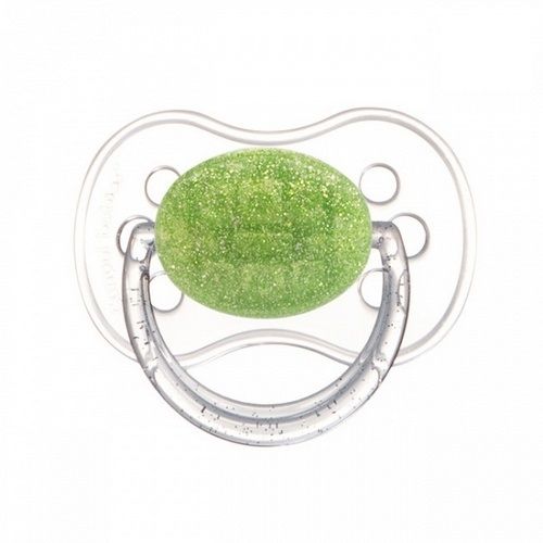 Пустышка латексная круглая Moonlight 0-6 мес. Canpol Babies, 1 шт