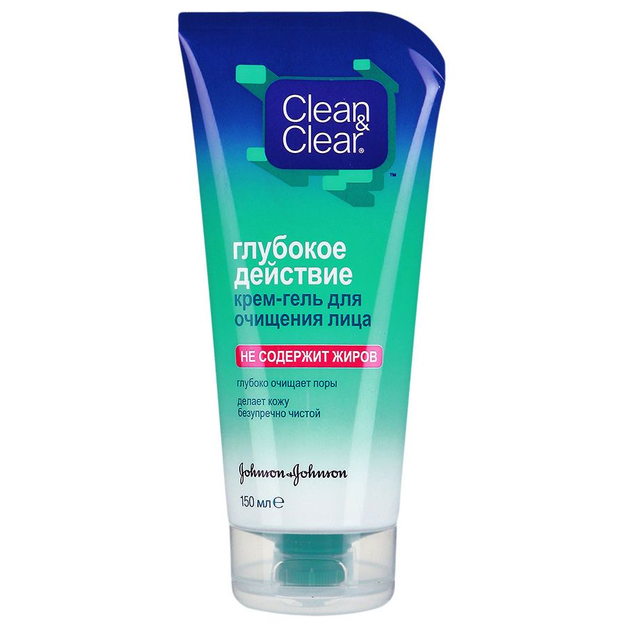 Крем-гель для лица для глубокого очищения Clean&Clear®, 150 мл