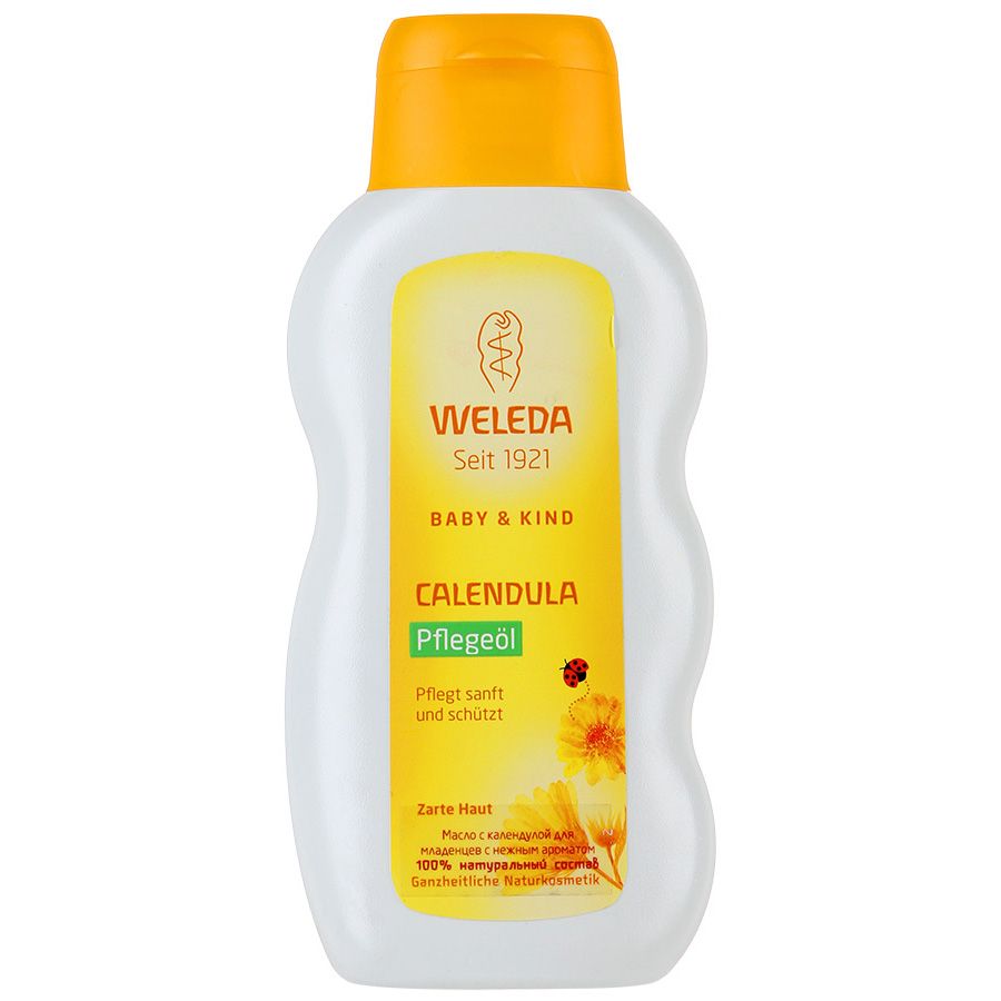 Масло для младенцев с календулой и нежным ароматом Weleda, 200 мл