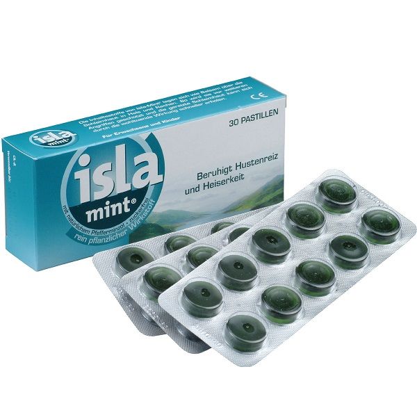 Пастилки для улучшения состояния органов дыхания Исла Минт, 30 шт