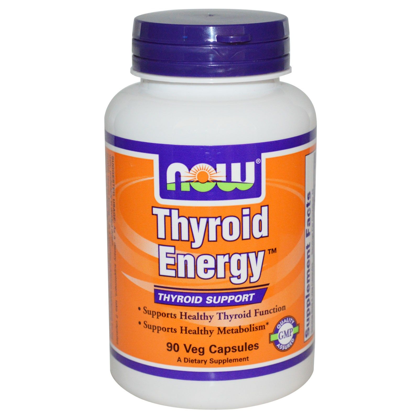 Thyroid Energy, Поддержка Щитовидной Железы, Now Foods, 90 капсул
