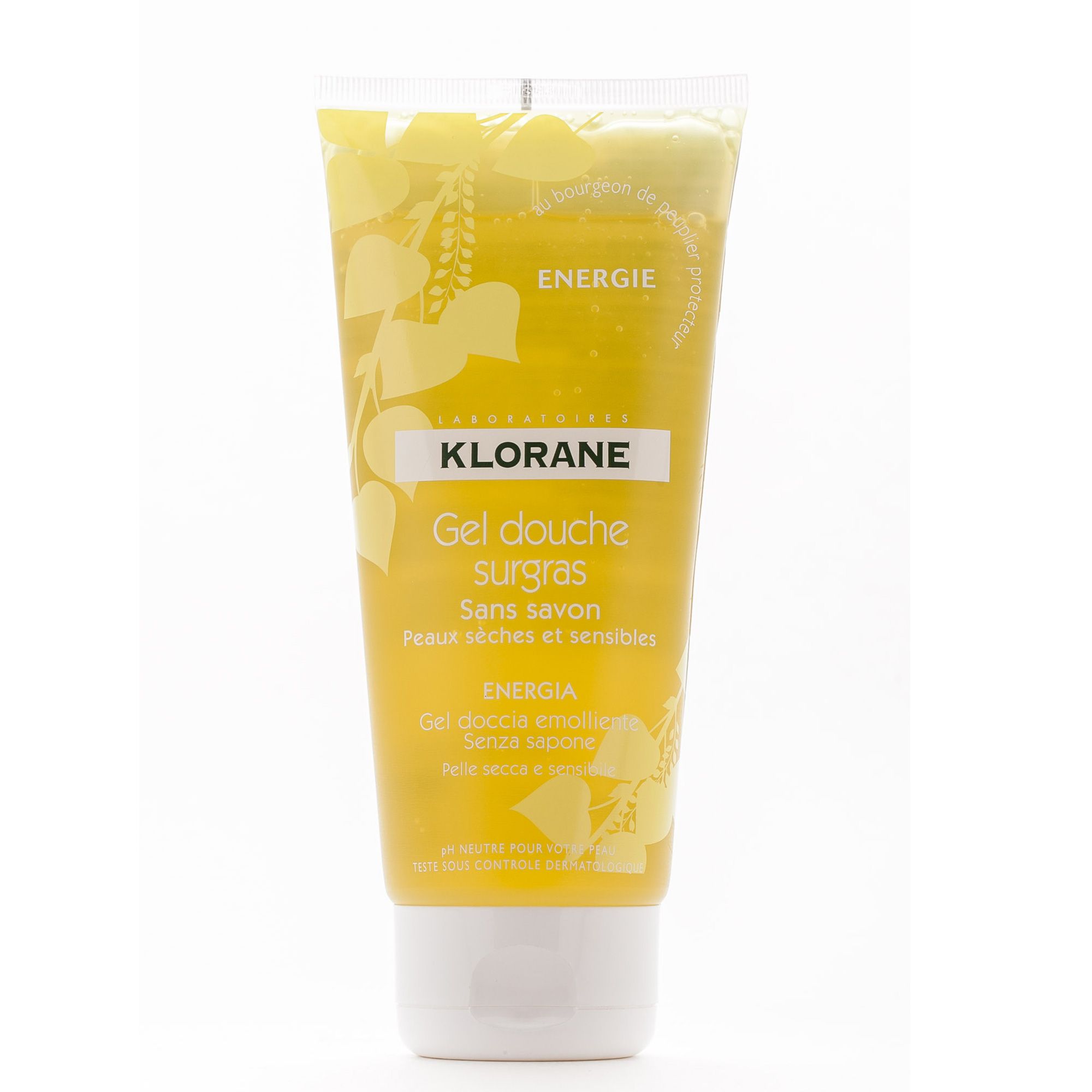 Гель для душа увлажняющий тонус Klorane, 200 мл