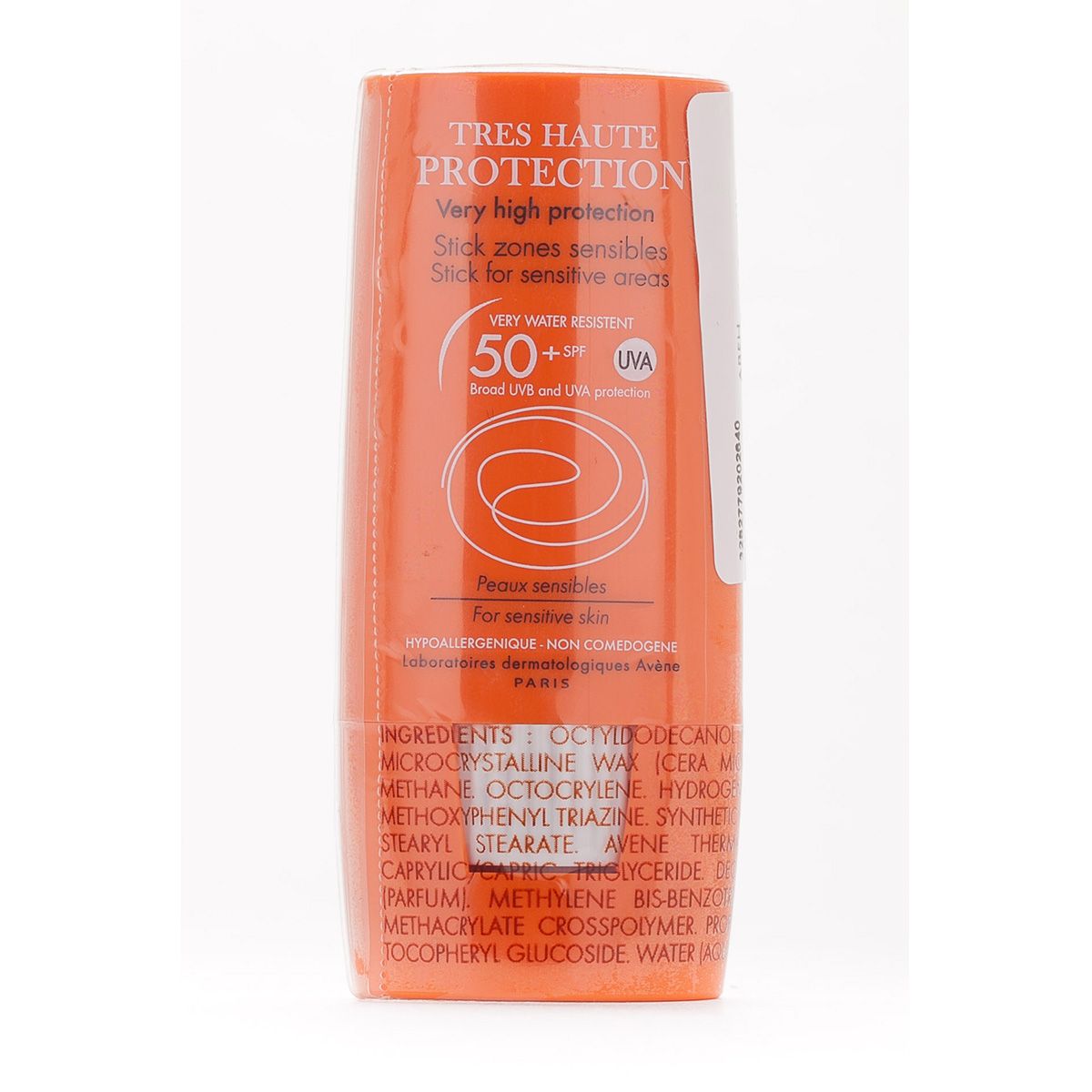 Солнцезащитный стик SPF 50+ Suncare для чувствительных зон Avene, 8 г