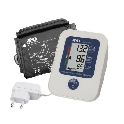 Тонометр ua-888 автоматический с адаптером эконом A&D, 1 шт