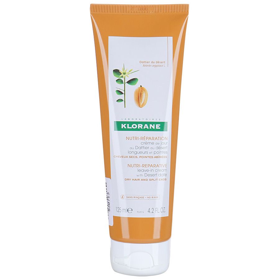 Питательный дневной крем с маслом финика пустынного Klorane, 125 мл