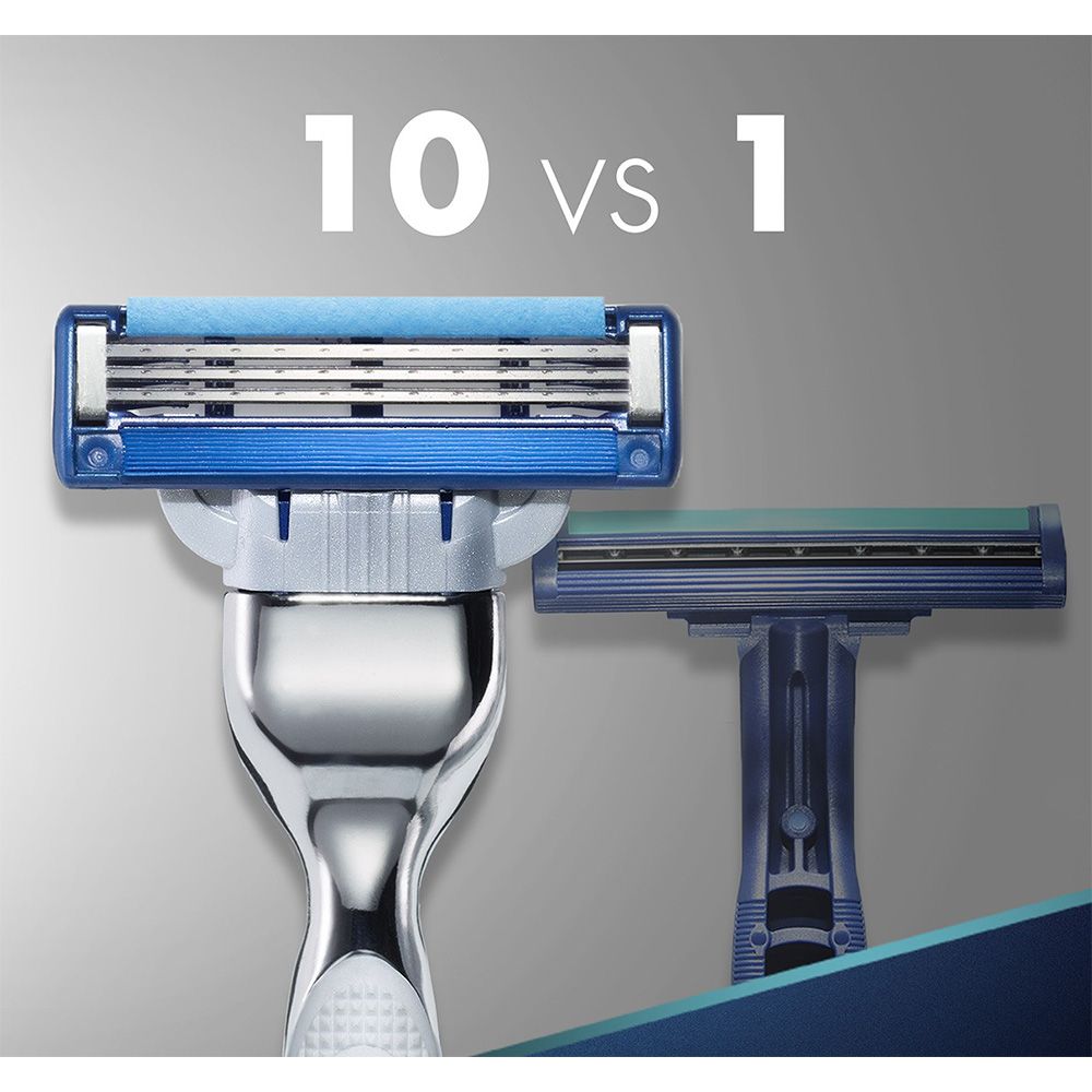 Бритва для мужчин mach 3 turbo + 2 кассеты Gillette