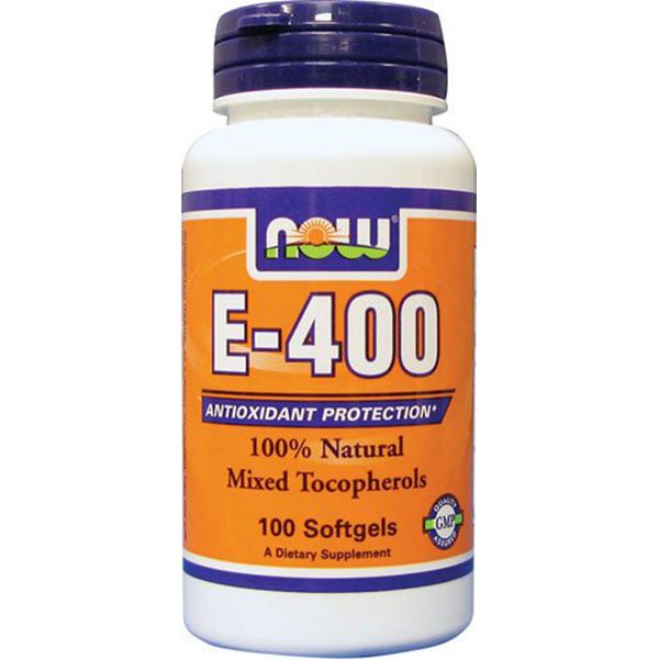 E-400, Витамин Е, Now Foods, 100 капсул