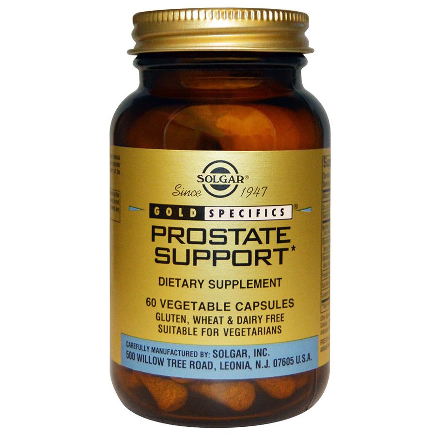 Простата плюс уменьшение симптомов аденомы простаты Solgar, 60 капсул