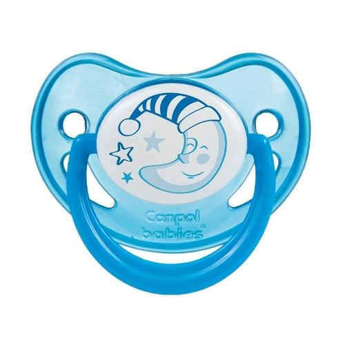 Пустышка силиконовая ортодонтическая Night Dreams 0-6 мес. Canpol Babies, 1 шт