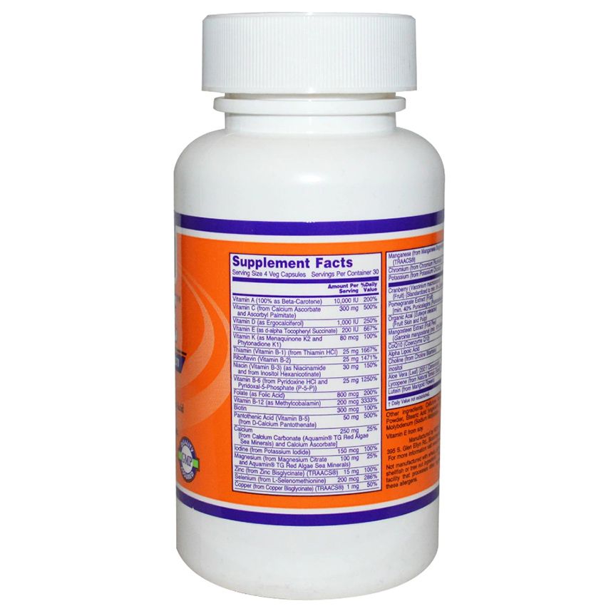 Eve мультивитамины для женщин без гмо и без железа Now Foods, 120 вегетарианских капсул