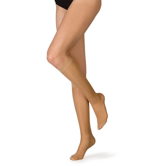 Гольфы компрессионные прозрачные II класс компрессии 22-32 mmHg B.Well JW-121 размер 5