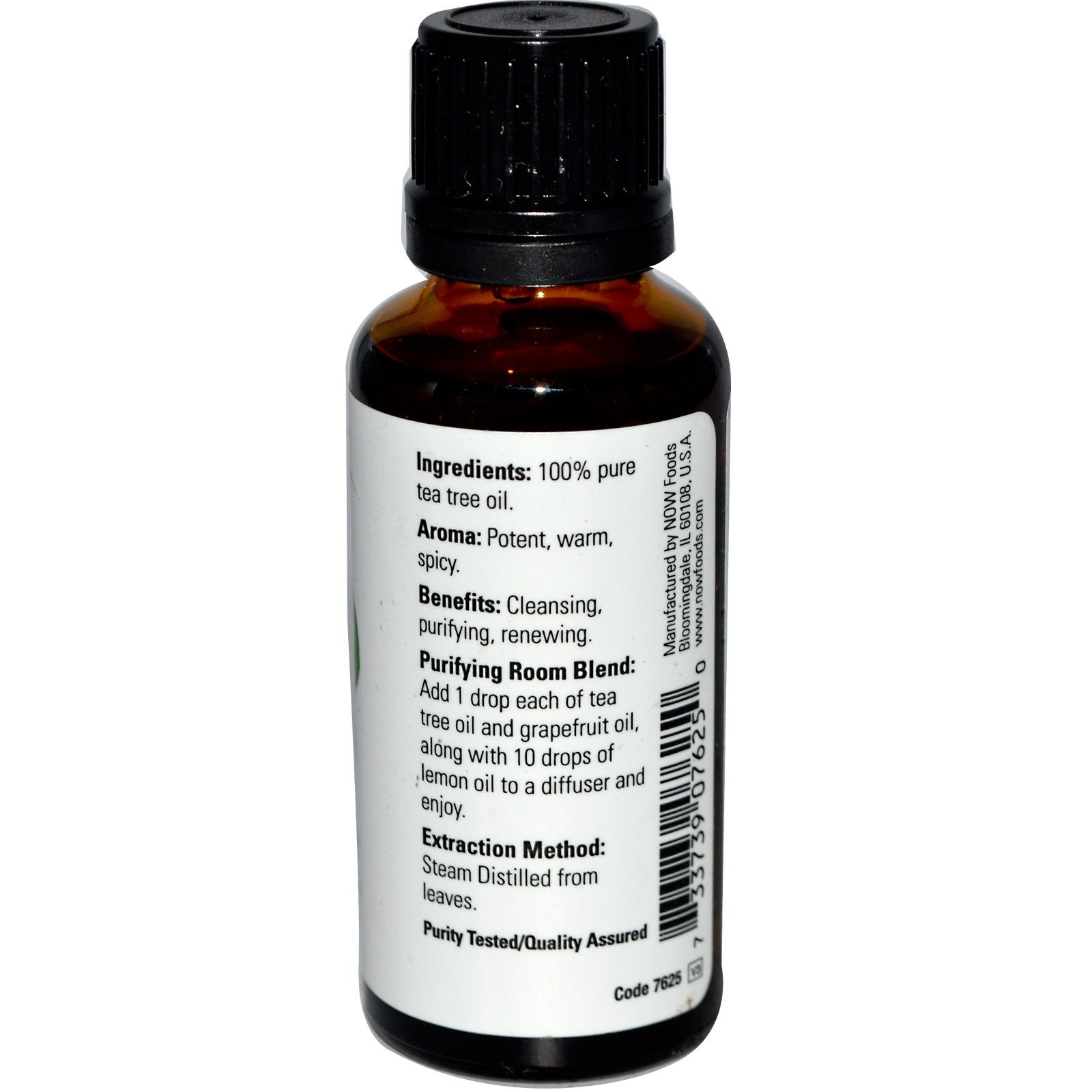 Tea Tree Oil  Органическое эфирное масло чайного дерева  Now Foods, 30 мл