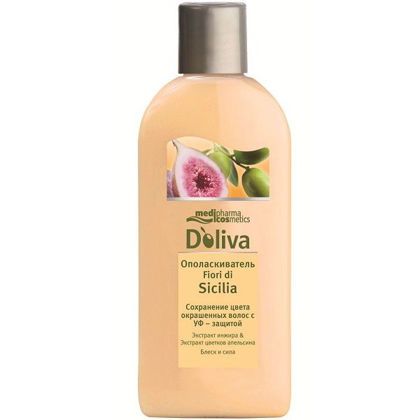 Ополаскиватель Fiori di Sicilia для сохранения цвета окрашенных волос D'oliva, 200 мл