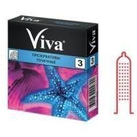 Презервативы точечные Viva, 3 шт