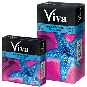Презервативы точечные Viva, 12 шт