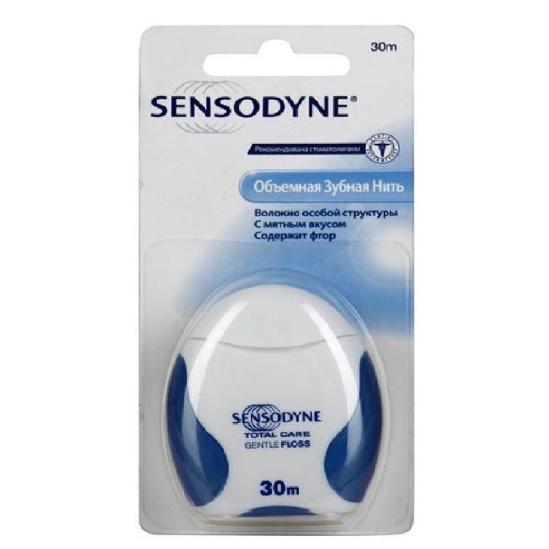 Зубная нить обьемная Sensodyne, 30 м