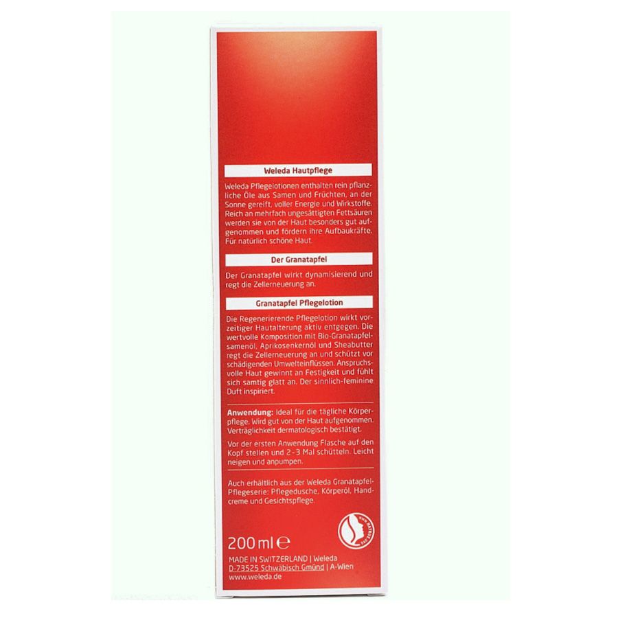 Гранатовое восстанавливающее молочко для тела Weleda, 200 мл