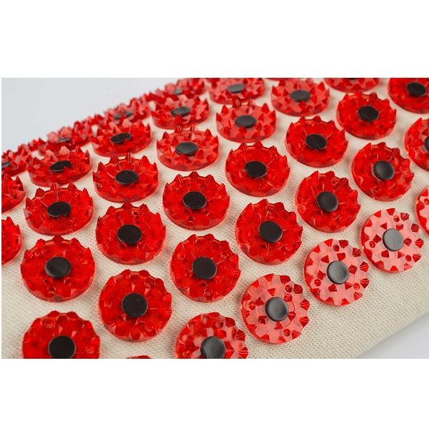 Тибетский магнитный аппликатор для поясницы, красный валик