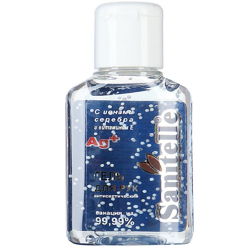 Гель для рук с витамином Е с ионами серебра Sanitelle, 50 мл