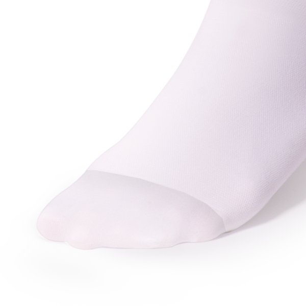 Чулки противоэмболические II класс компрессии 22-32 mmHg B.Well JW-224 размер 3 белые