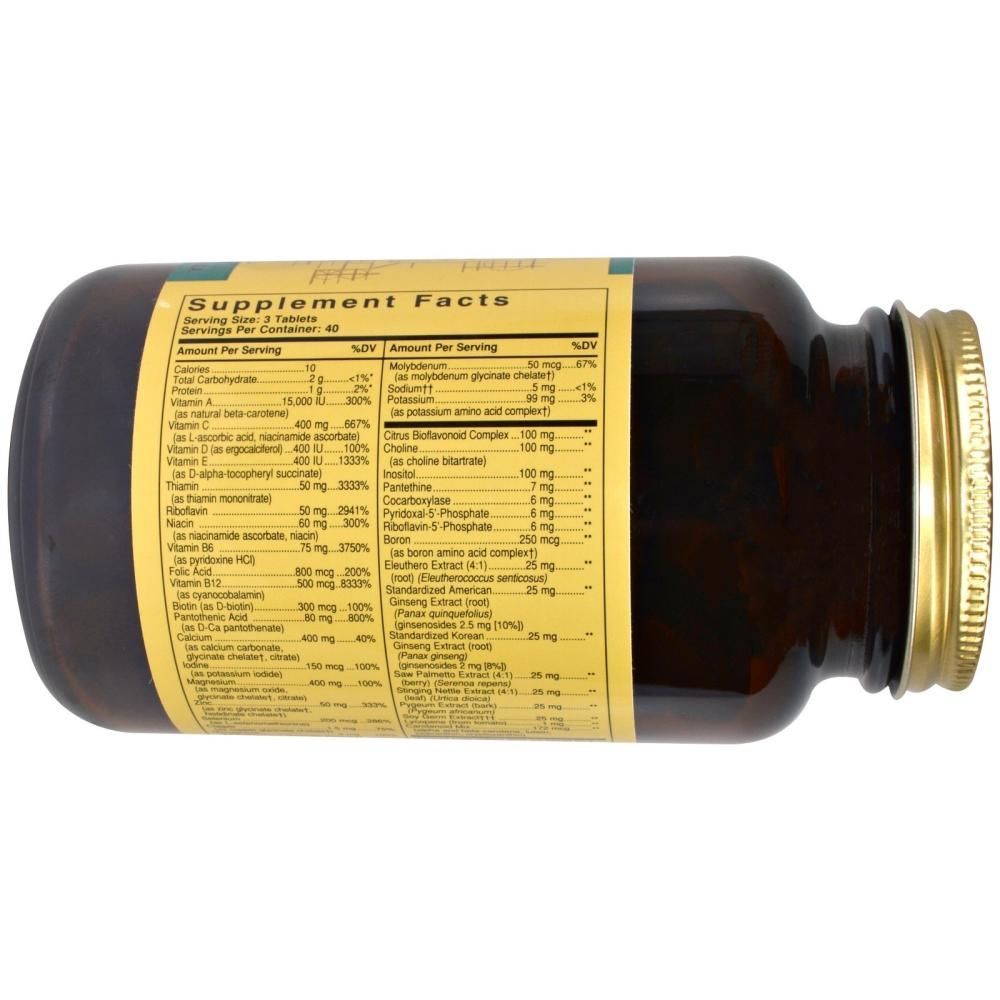 Мультивитаминный и минеральный комплекс для мужчин Solgar, 60 таблеток