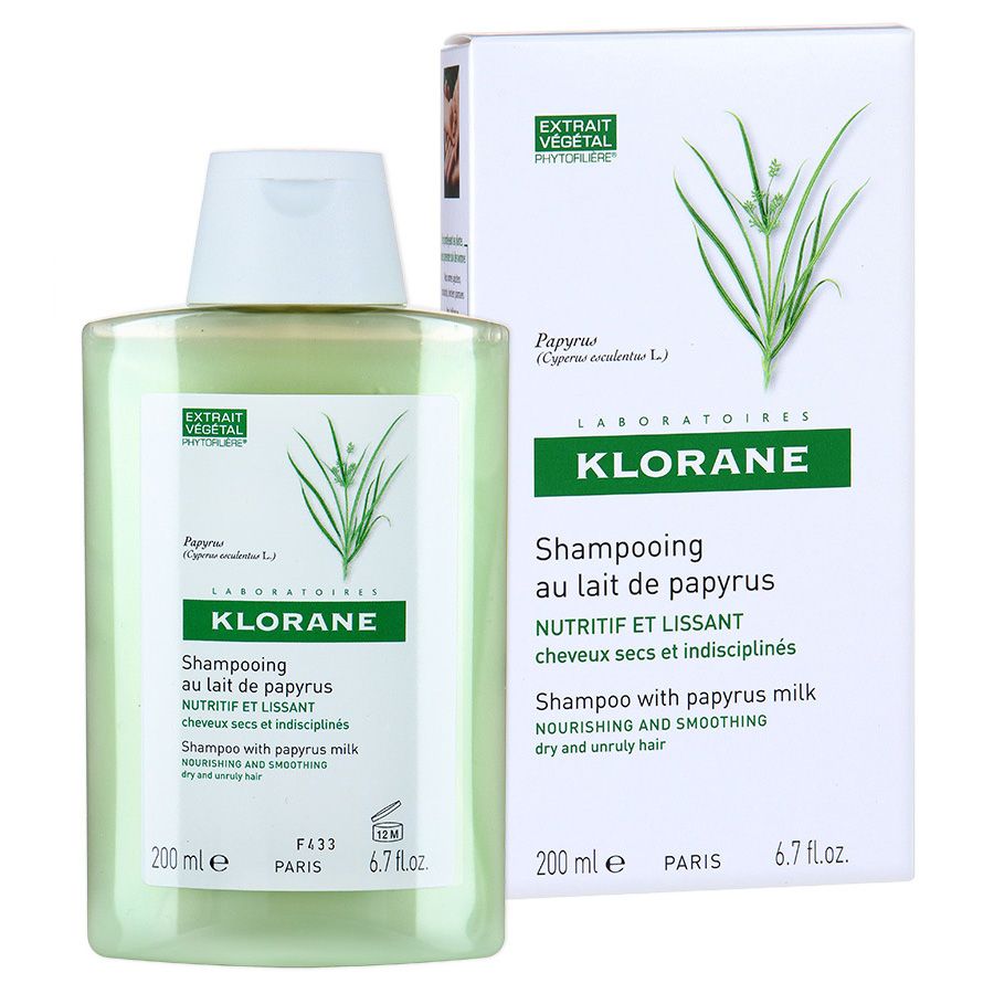 Шампунь с молочком папируса разглаживающий Klorane, 200 мл