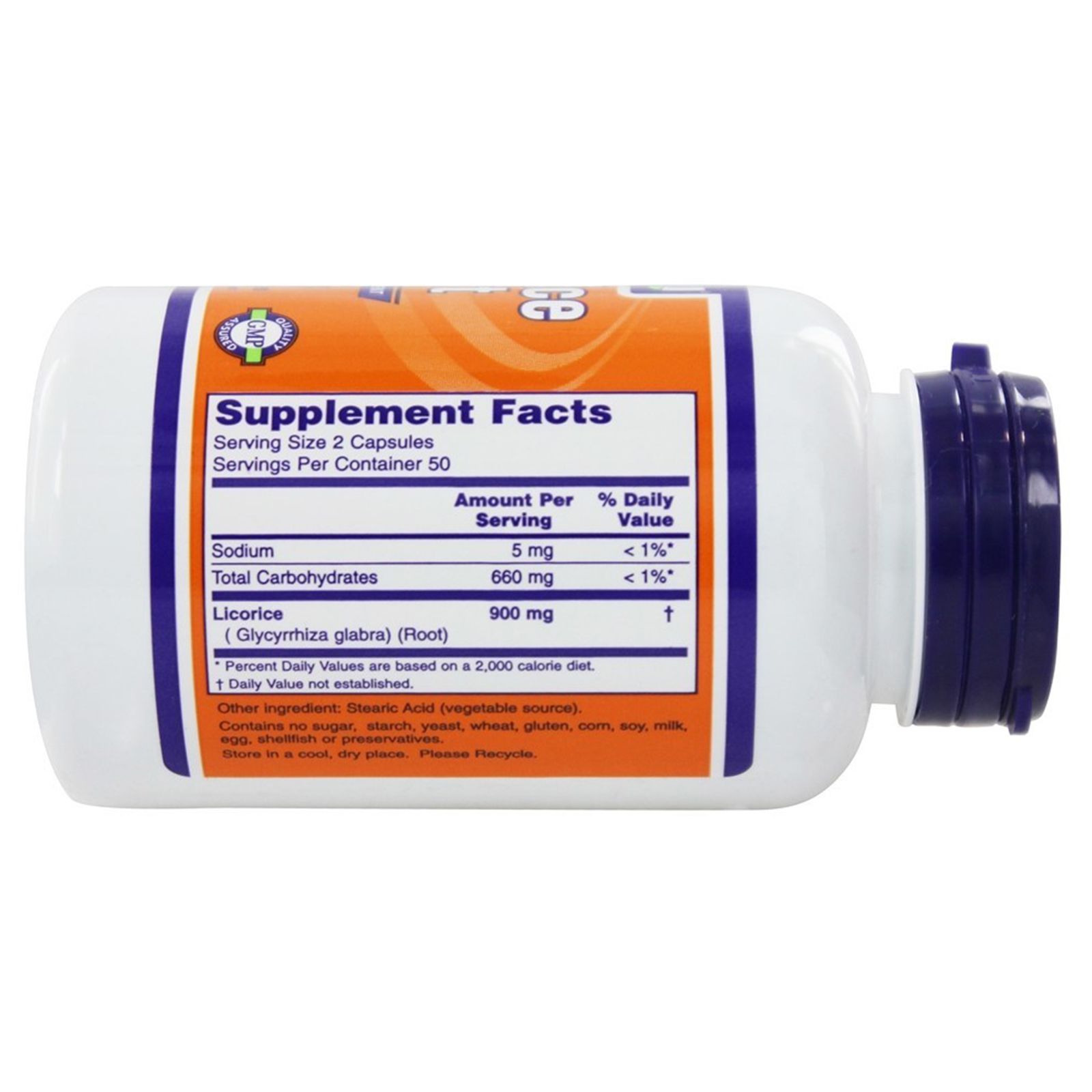 Licorice Root, Экстракт корня солодки, Желудочно-кишечный тракт, Now Foods, 450 мг, 100 капсул