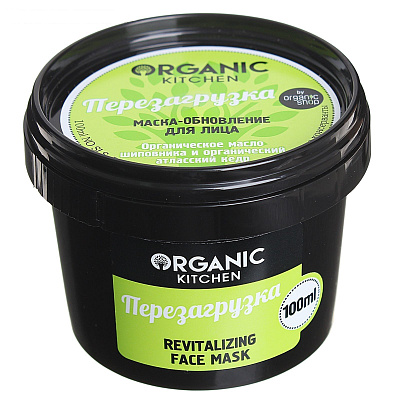 Маска-обновление для лица Перезагрузка Organic Kitchen, 100 мл